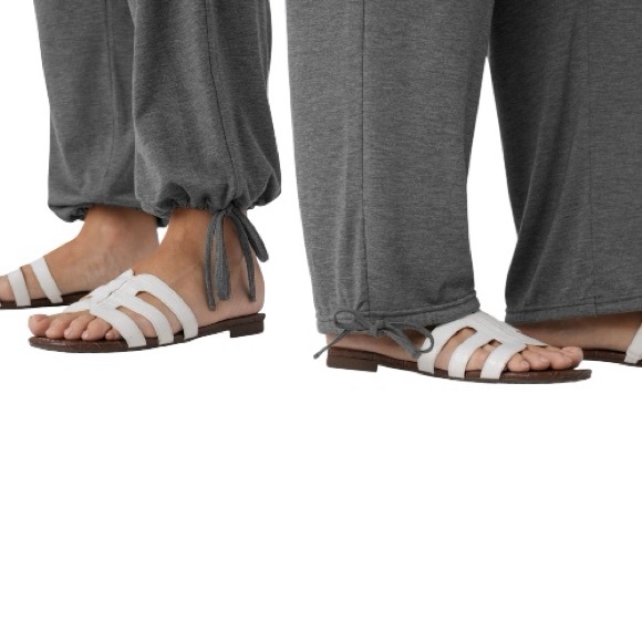 NWT HALARA Crossover High Waisted Pocket Drawstring Casual Joggers NWT - Picture 4 of 5